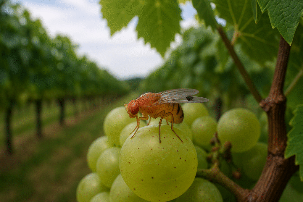 Flying Grape Insects Spotted Wing Drosophila – The Growing Threat to UK Vineyards - Agro-Pro Ltd